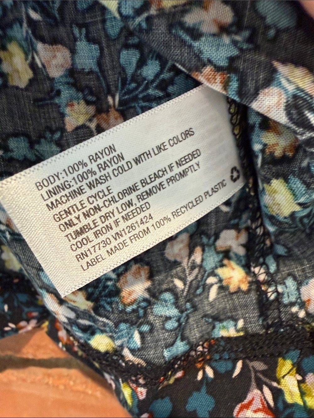wild fable Black Floral Puff Sleeve Mini Dress - Picture 3 of 6